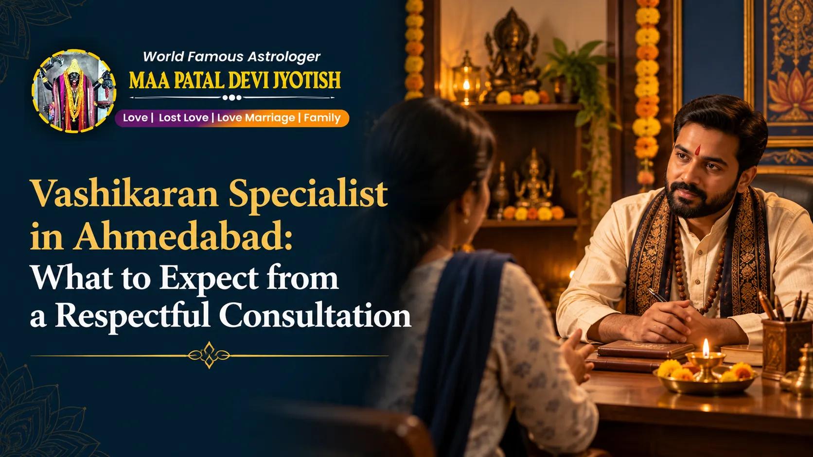 Vashikaran Specialist in Ahmedabad: What to Expect from a Respectful Consultation